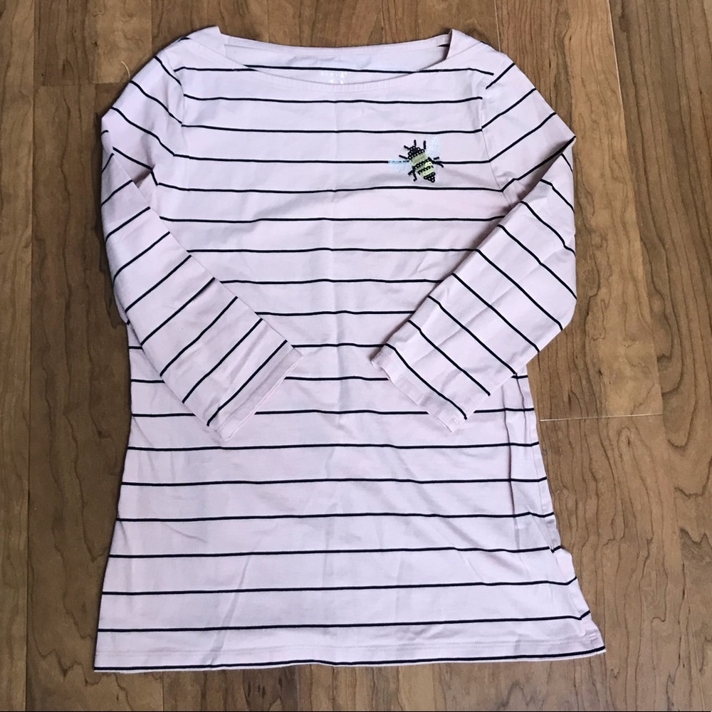 Target A New Day Striped Bee Top Medium
